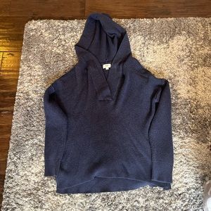 aerie v-neck hooded sweater